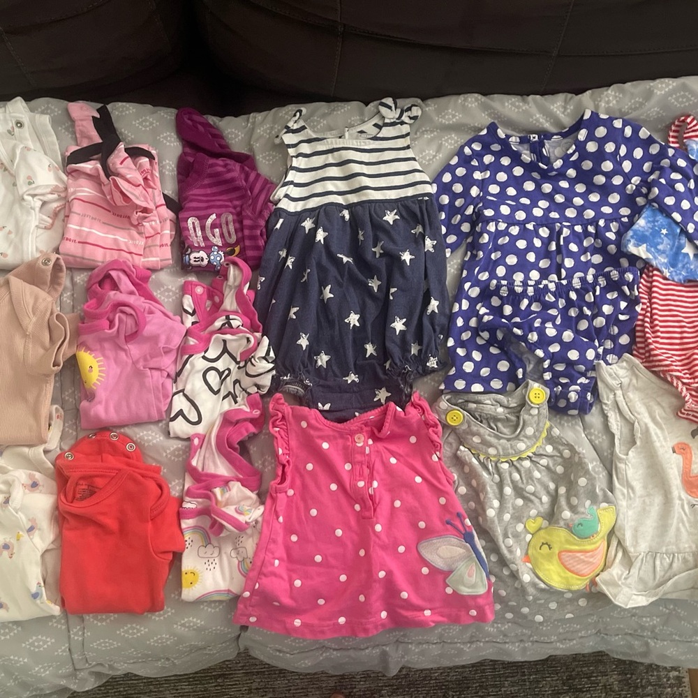 Baby girl size 3-6 month clothing lot